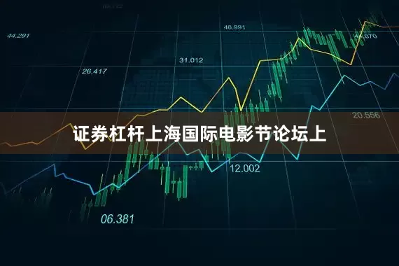 证券杠杆上海国际电影节论坛上