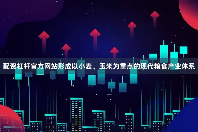 配资杠杆官方网站形成以小麦、玉米为重点的现代粮食产业体系