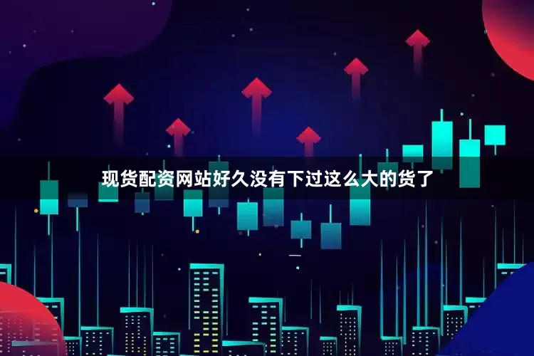 现货配资网站好久没有下过这么大的货了